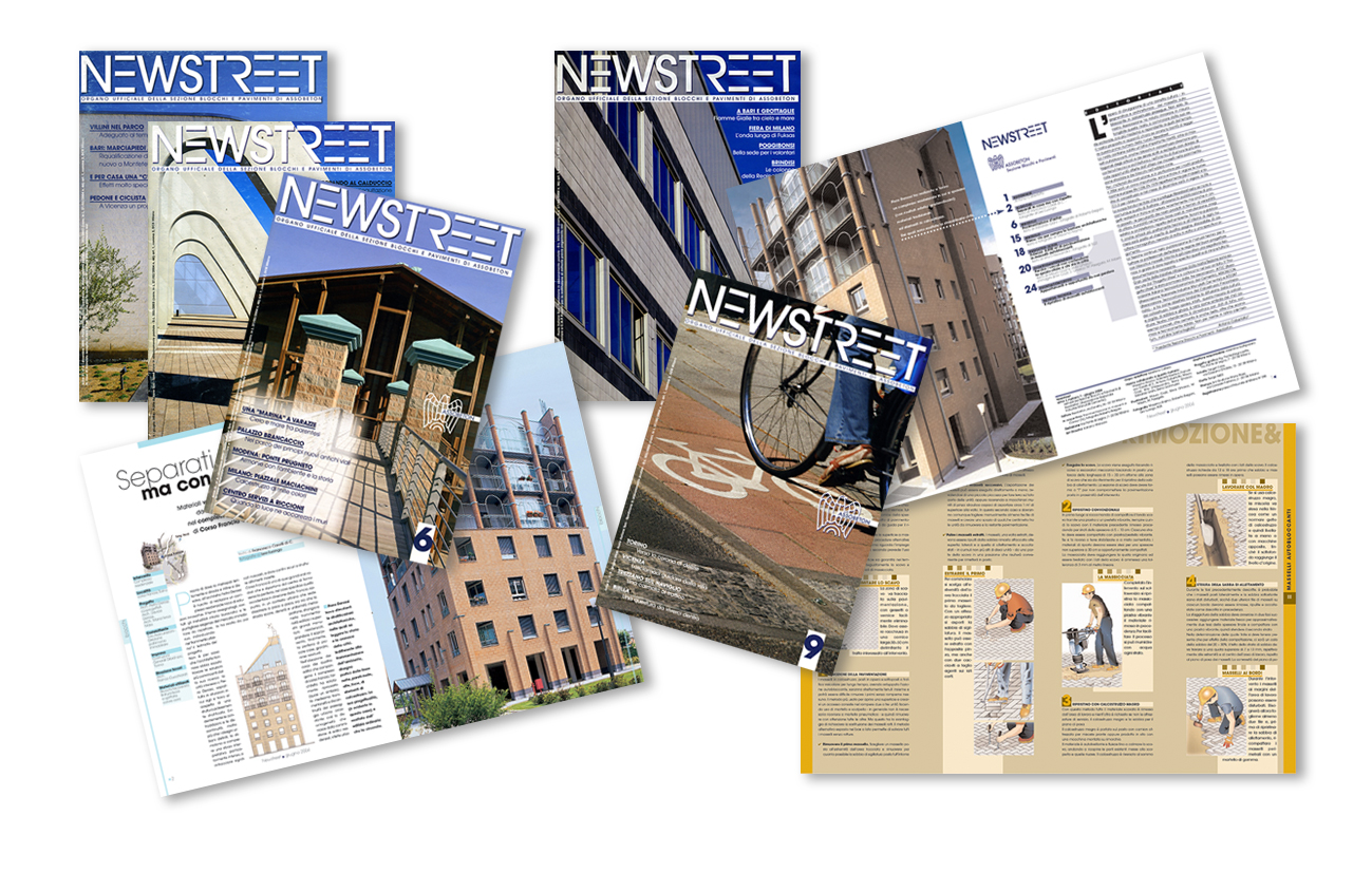 Newstreet Rivista periodica di settore Assobeton Ass.ne di categoria di Confindustria– Milano Settore edilizia
