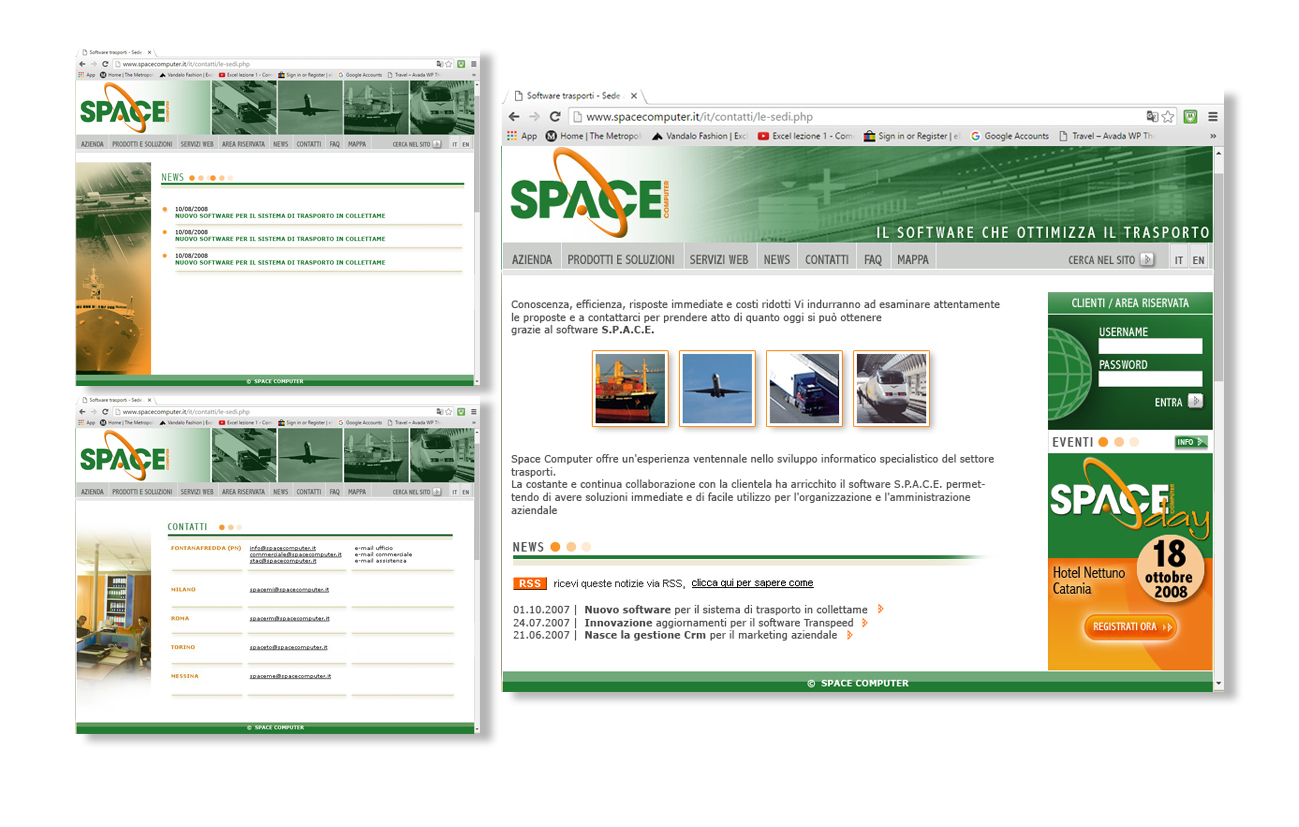 Space Computer Sito istituzionale - Space Computer srl – Pordenone Settore informatico sicurezza e logistica